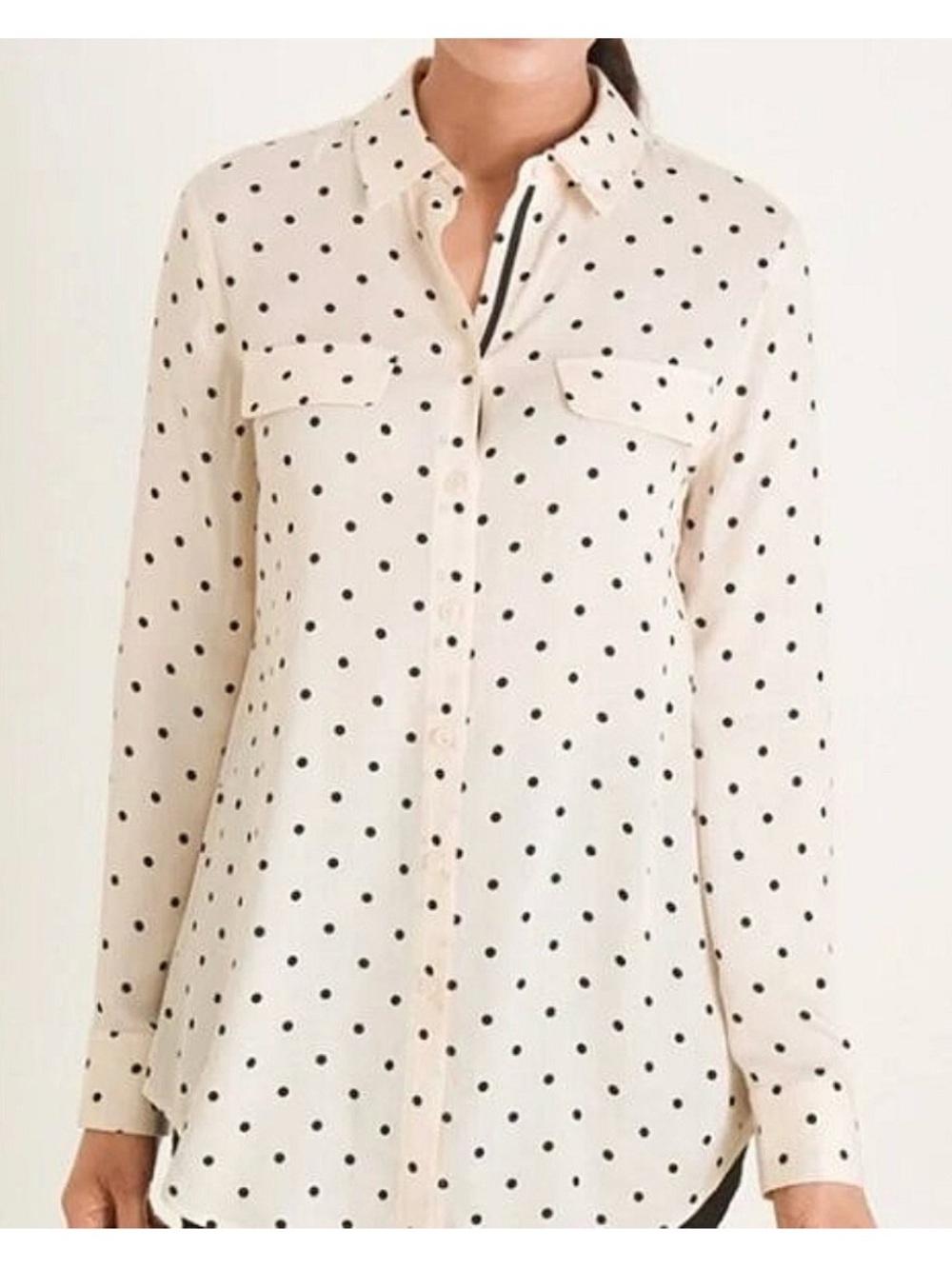 Chico's Long-Sleeve Button-Down Blouse
